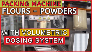 Automatic volumetric dosing packing machine BG37 for flours and powders