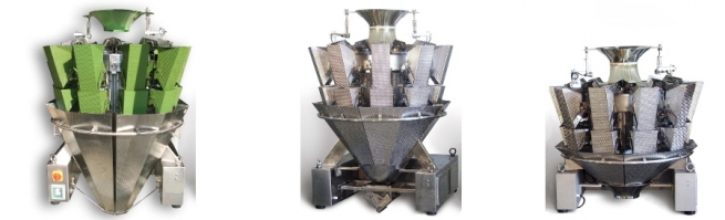 Multi-Head Weigher with 10 steady weighing hoppers