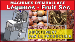 Machines conditionneuses pour légumes, fruits secs (professionnels)