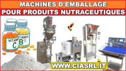 Machines d’emballage pour conditionner produits nutraceutiques granulaires ou poudre