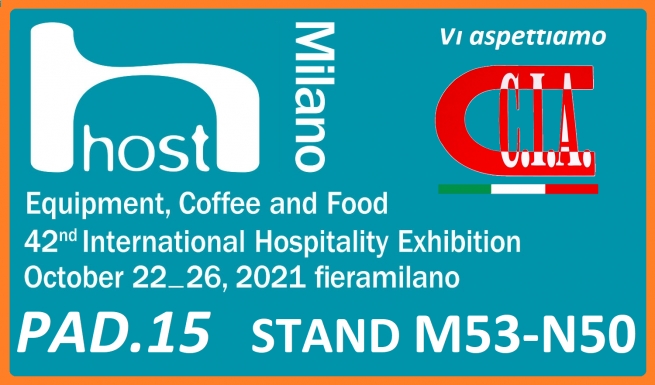 Host 2021 - International Hospitality Exhibition - Fieramilano 22/26 octobre