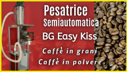 Pesatrice Semiautomatica BG Easy Kiss (Caffè Macinato e in grani) 