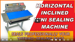 Horizontal inclined mini Sealing machine