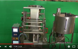 Automatic single dose packing machine mod. VM (liquid/creamy products)