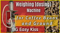 Semi-automatic weighing machine mod. BG Easy Kiss  for coffee beans and ground 