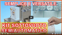 Semiautomatic kit to pack vacuum: fast, reliable and versatile