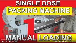 Single-dose packing machine (manual loading)