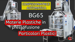 Confezionatrice Automatica BG65 A2 1C per confezionare particolari plastici 