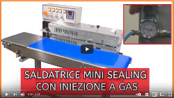 Saldatrice mini-sealing con iniezione gas inerte